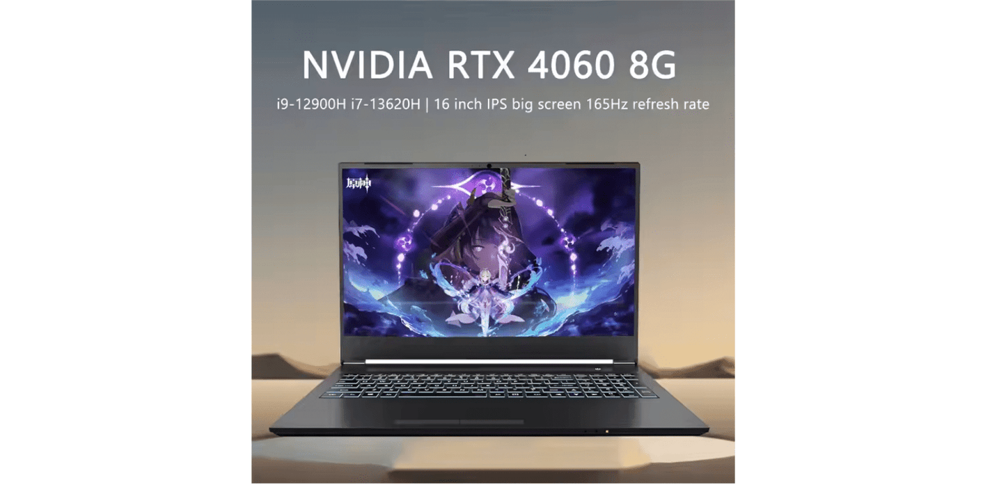 2024 16 Inch Notebook I9 Gaming Laptop RTX 4060 16GB 32GB Gaming Computer Backlit Keyboard Win10 New Cheap Price Gamer Notebook omnibaya