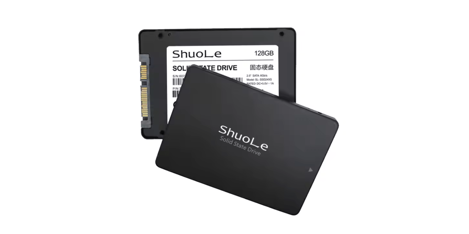 ShuoLe 2.5 Inch SATA3 SSD 128GB Internal Laptop Hard Drive – High-Speed Solid State Disk for Laptop & Desktop omnibaya
