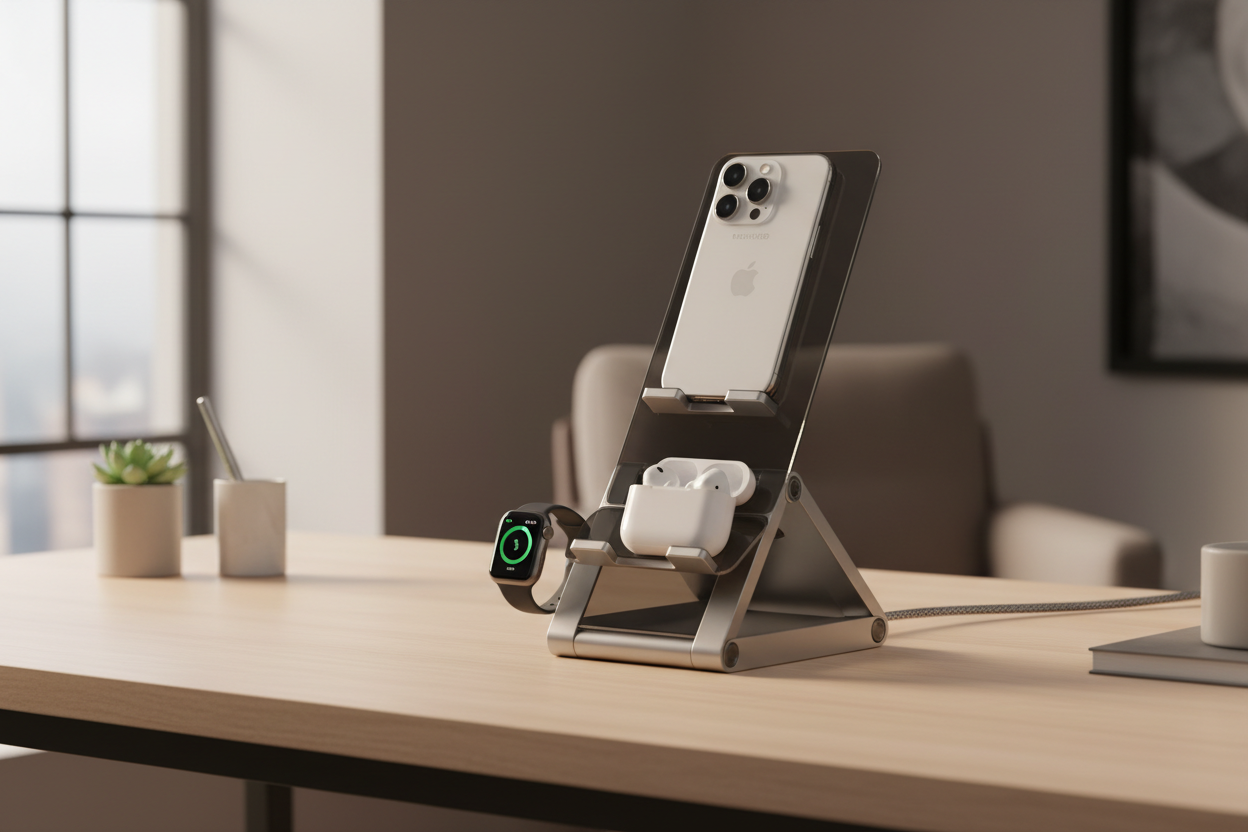Why the 3-in-1 Foldable Wireless Charger Stand Dock Is the Best Choice for Apple Devices - Omnibaya