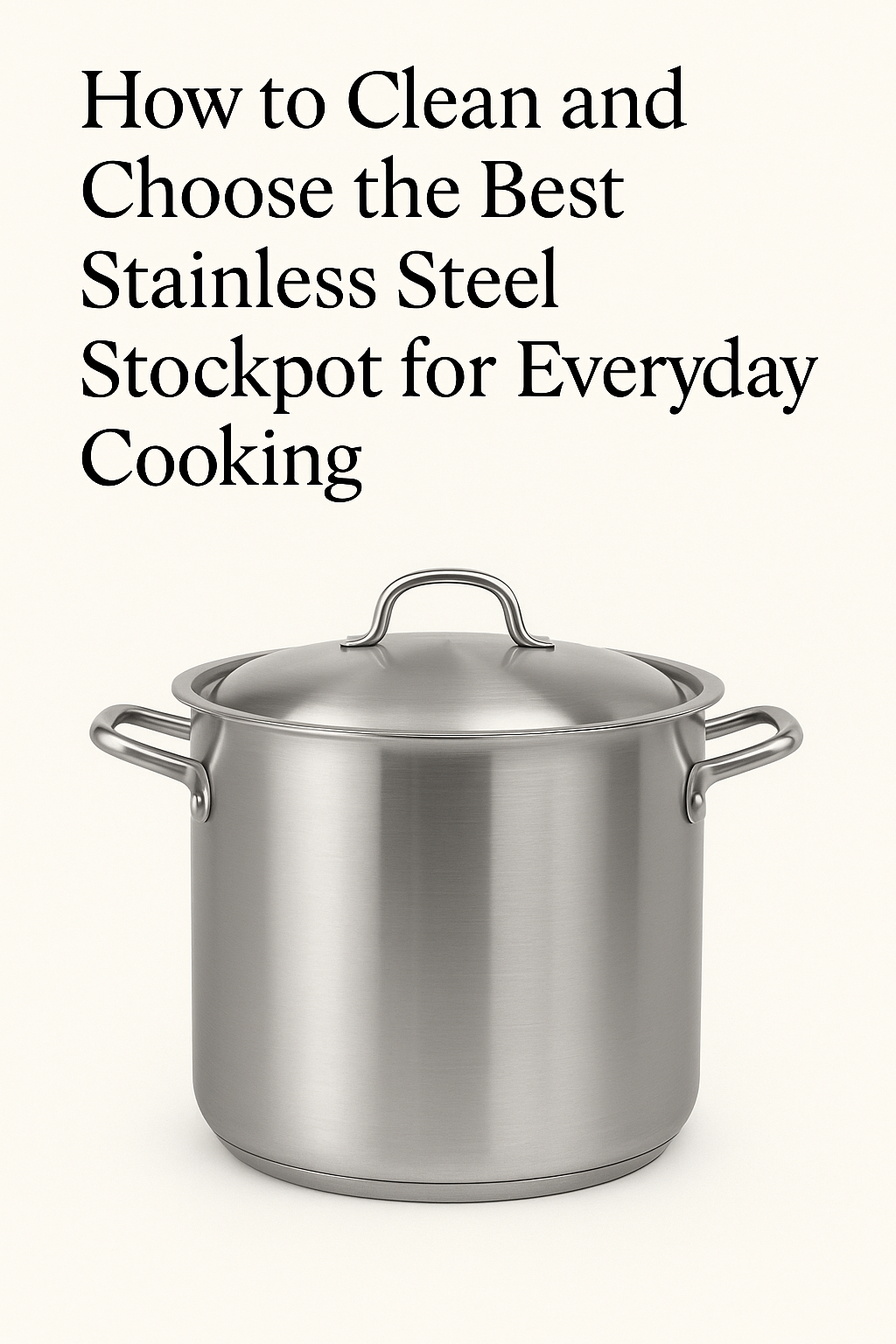 Rustproof soup and sauce pot