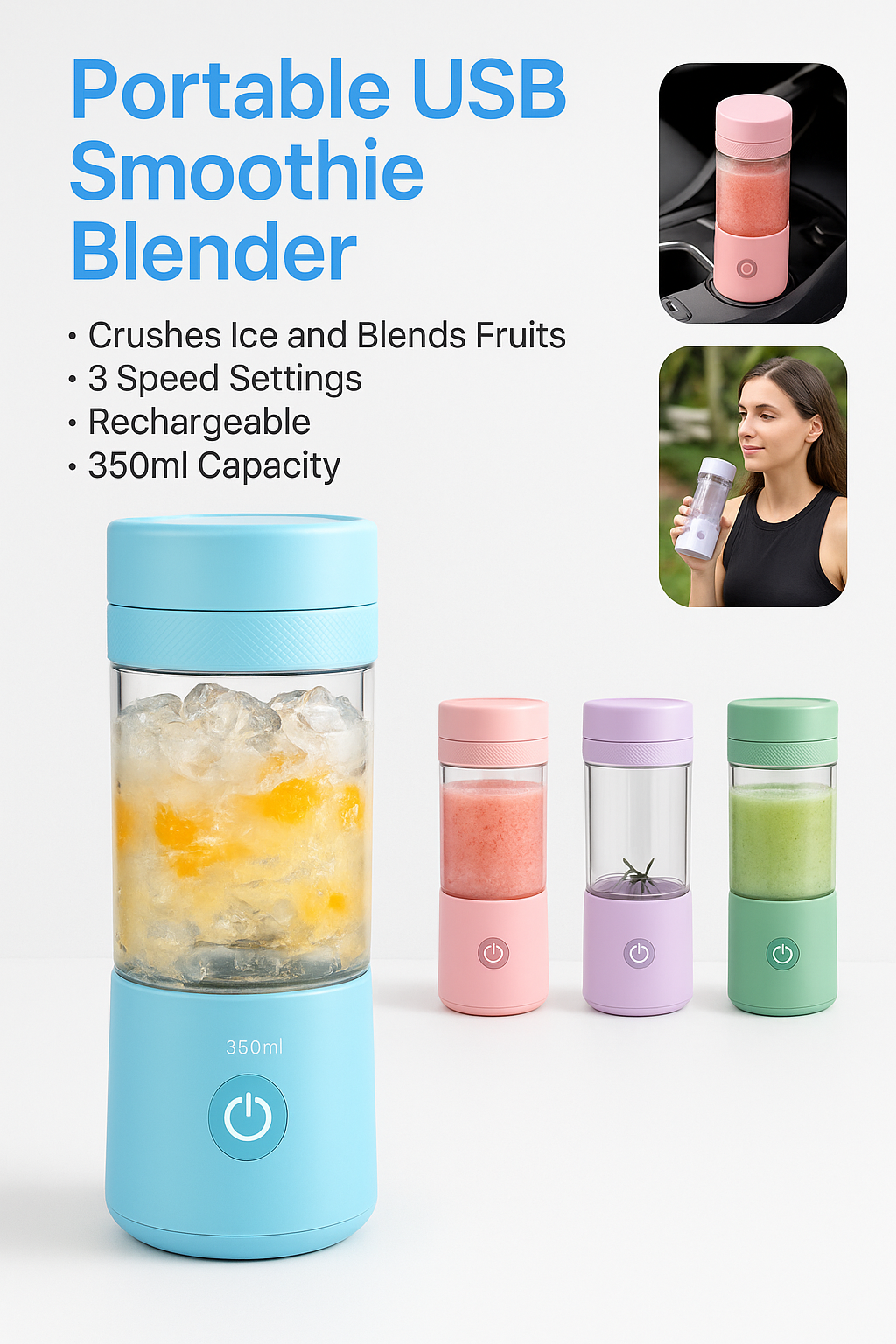 Portable USB Smoothie Blender 2025: Your Healthy Lifestyle On the Go