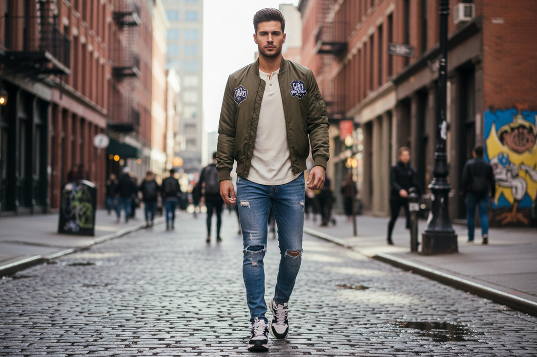 How to Style Mens Distressed Jeans – Casual & Streetwear Tips - Omnibaya