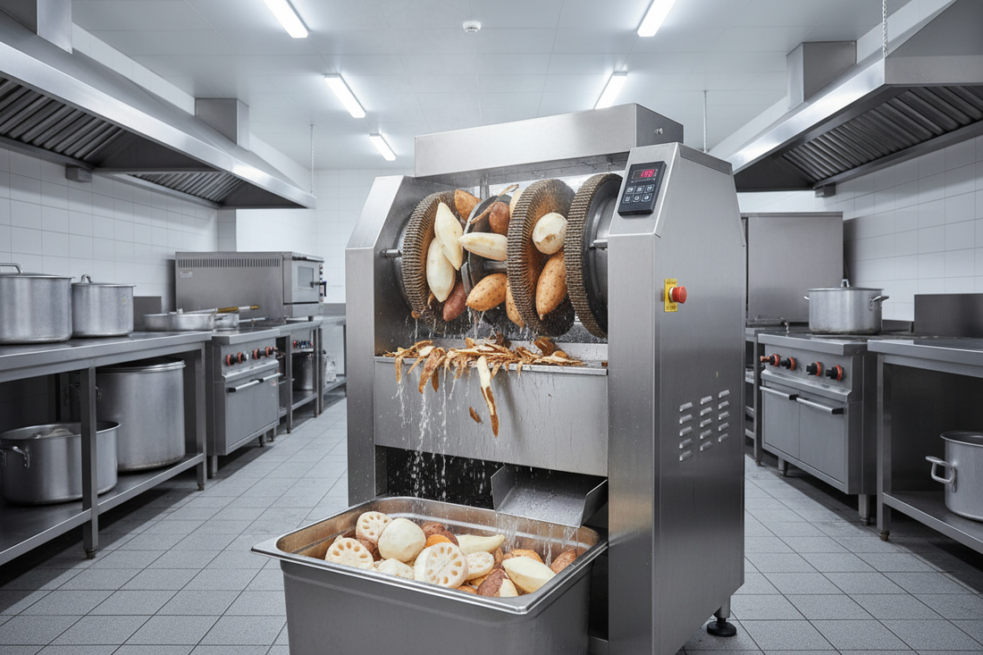 Boost Kitchen Efficiency with Automatic Electric Vegetable Peeler - Omnibaya