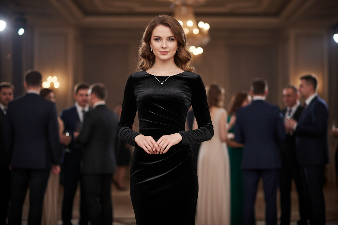 How to Style the ZYHT 21631 Winter Midi Dress for Formal and Semi-Formal Events - Omnibaya