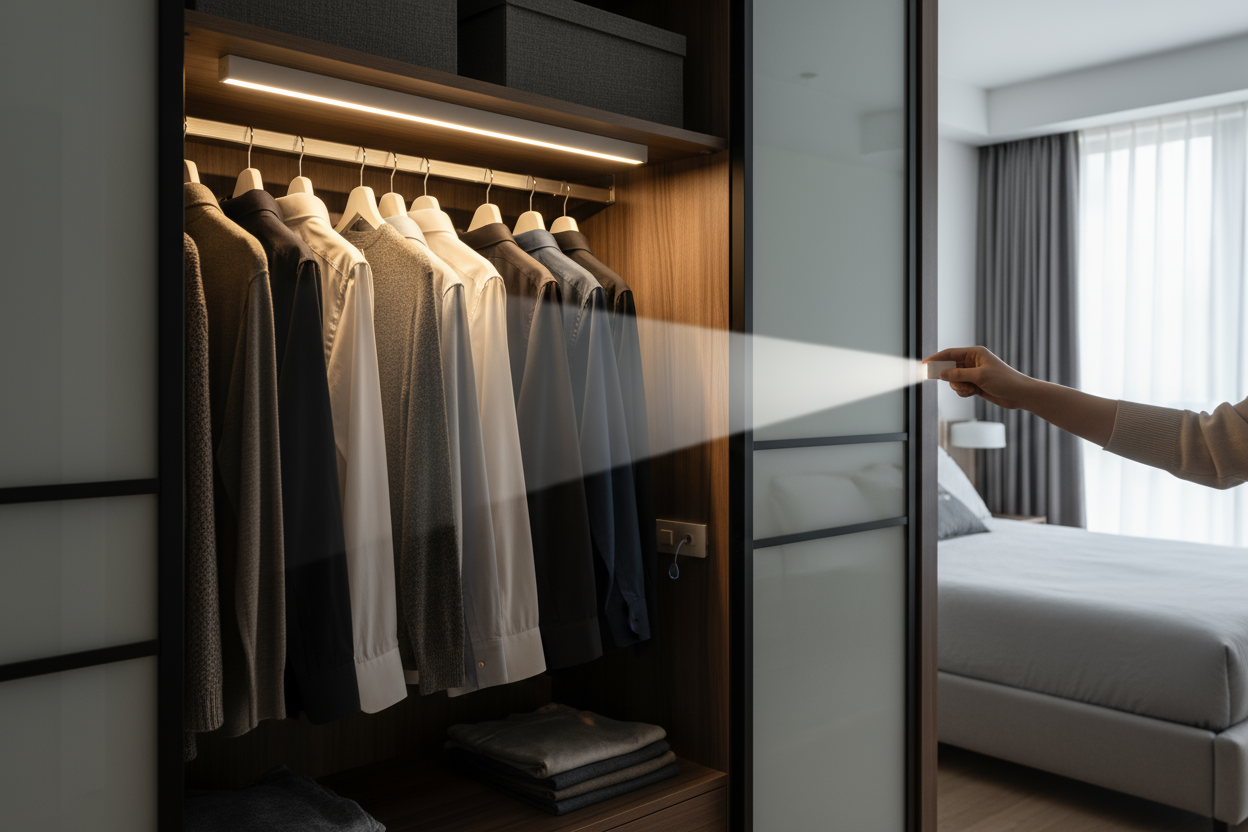 Illuminate Your Home with LED Motion Sensor Closet Lights - Omnibaya