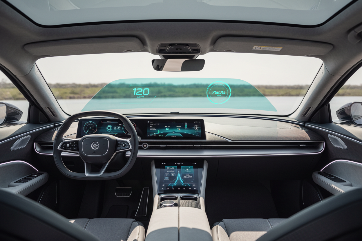 ABS+PC durable HUD display casing