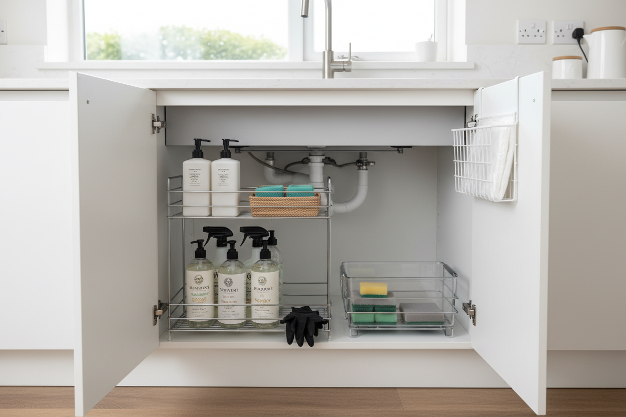 kitchen storage organizer carbon steel