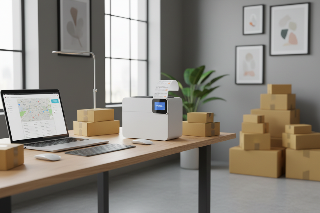 label printer for shipping packages