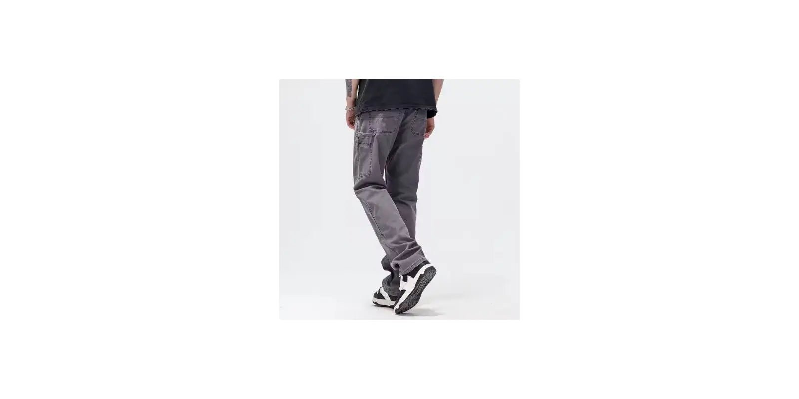 Men’s Casual Pants – American Retro Baggy Khaki Pants | Solid & Business Casual Style omnibaya