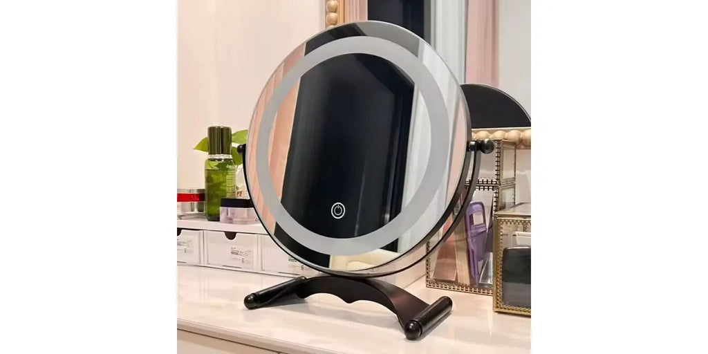 Bathroom LED Mirror – LED Makeup Mirror with Light for Vanity & Travel omnibaya