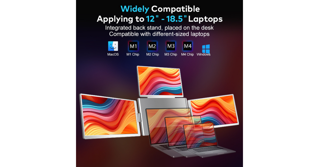2025 Best Portable Triple Monitor for Laptop Omnibaya