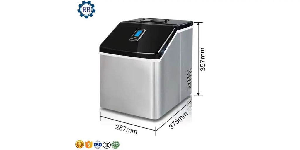 🧊 Portable Ice Maker – Mini Countertop Ice Block Machine for Home & Camping omnibaya