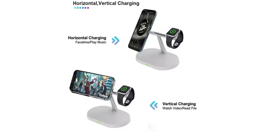 Super Fast Wireless Charger – 3-in-1 Magnetic Charging Dock omnibaya