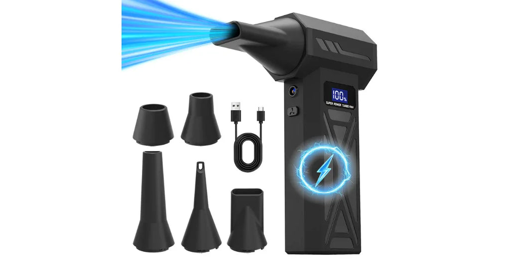 2 in 1 Car Vacuum Cleaner – High Suction Portable Wireless Turbo Cleaner - Omnibaya