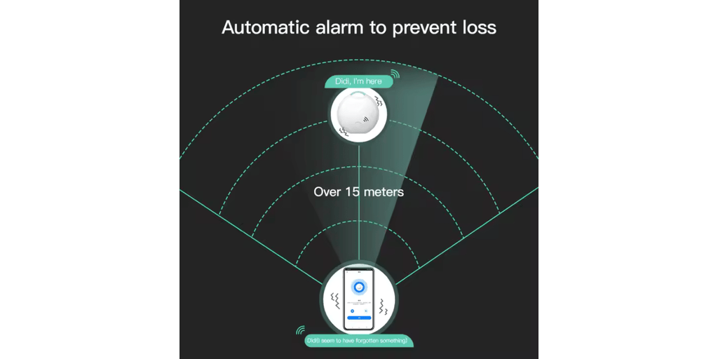 Mini GPS locator for pets, wallets, and kids in black color