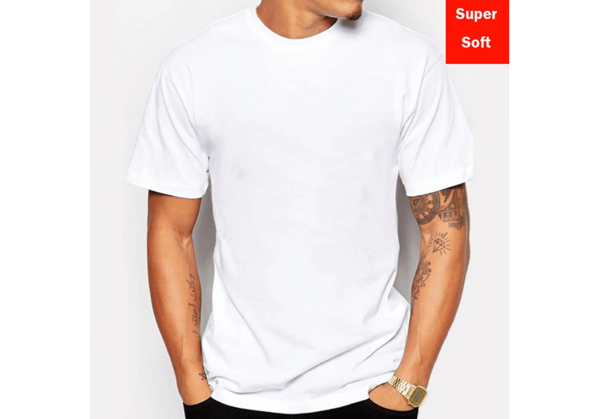 Man Super Soft Off White T Shirt – Breathable Modal Stretch Tee for Men | Lyprerazy omnibaya