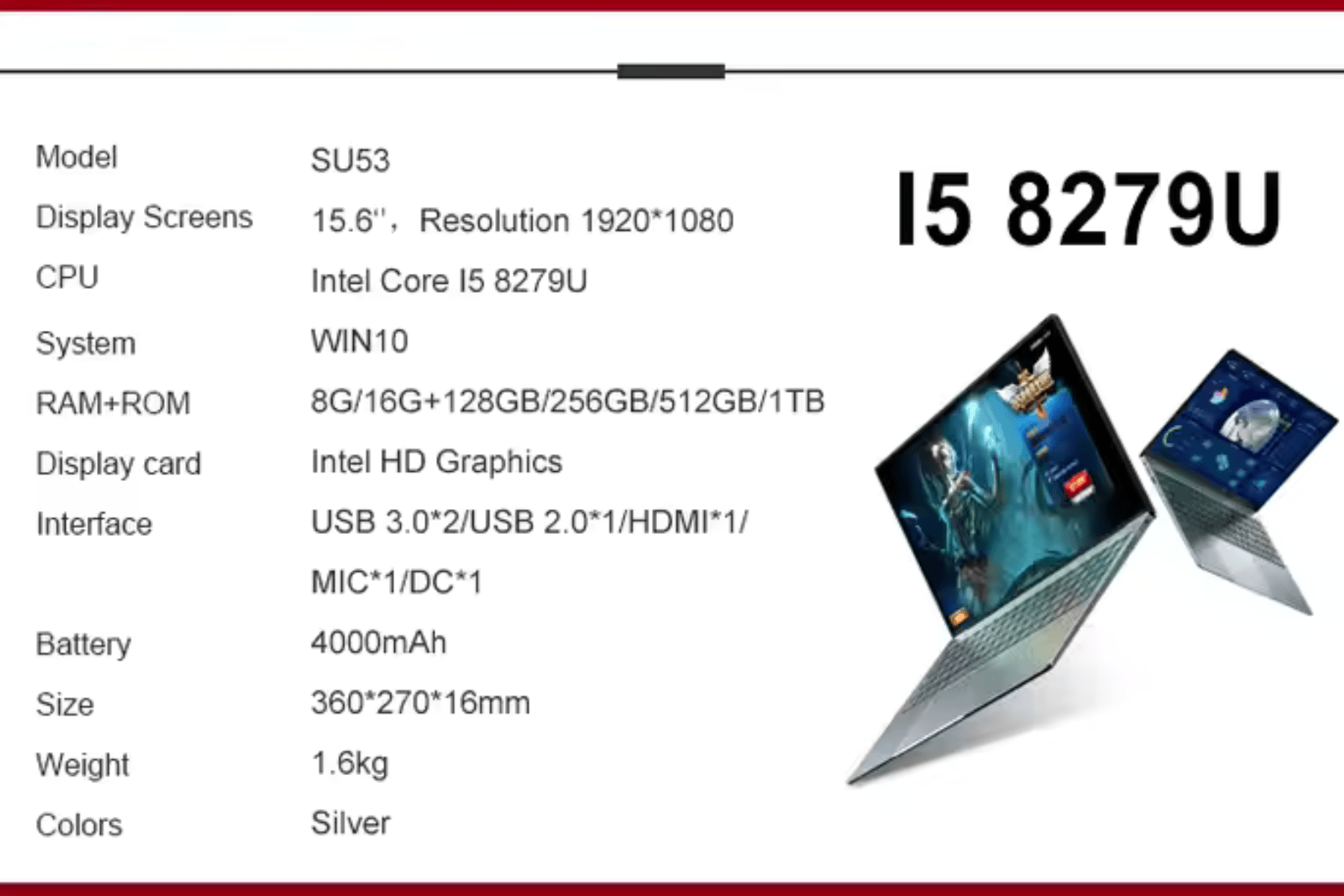 💻 HP Windows Laptop – High-Performance 15.6" Intel i7 Metal Laptop for Work, Gaming & More omnibaya