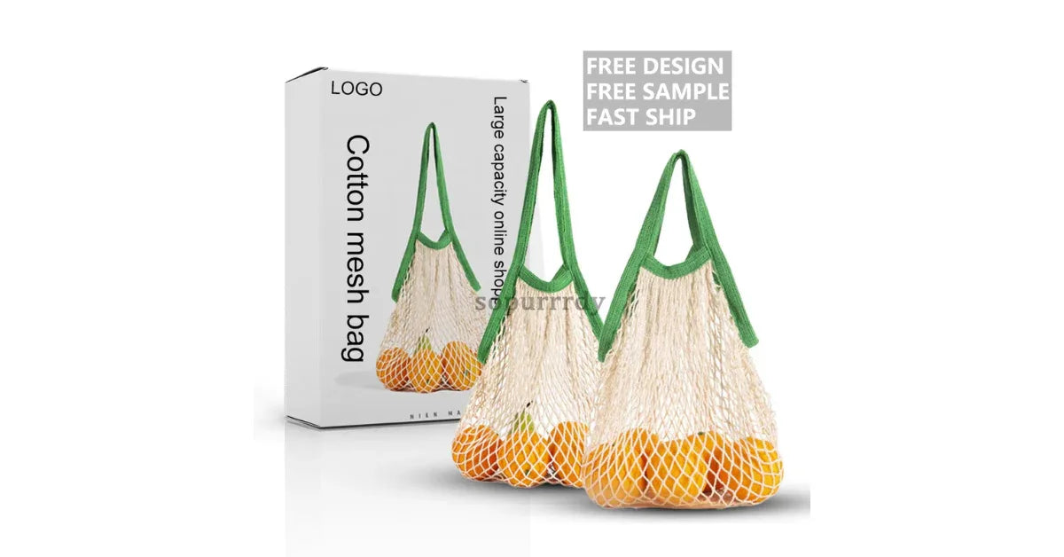 Reusable Produce Bags Set – Eco Friendly Mesh Grocery Bags for Fruit & Vegetables - Omnibaya