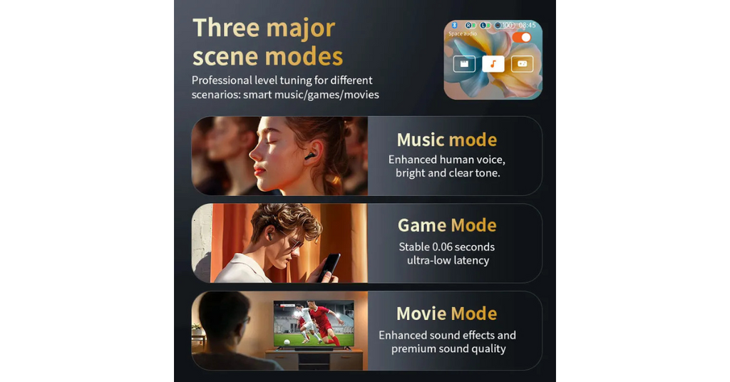 Billboard Wireless Earbuds – True Wireless, Noise Cancelling & Long Battery Omnibaya