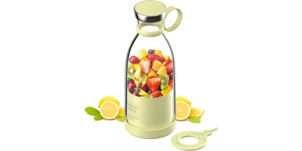 Portable USB Smoothie Blender – Mini Juicer for Travel, Gym & Home (Rechargeable, 350ml, 3 Speeds) omnibaya