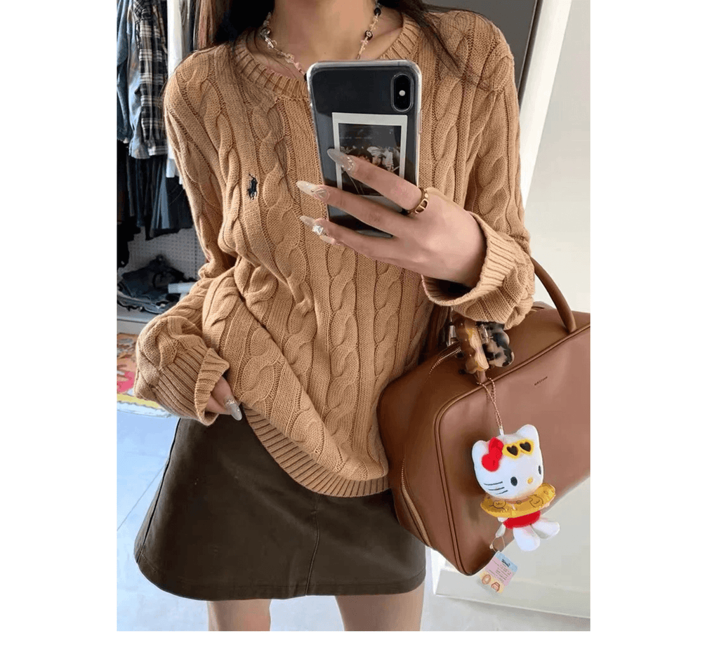 Luxury Embroidered Cashmere Sweater for Women & Men – Soft Knitted Winter Pullover - Omnibaya