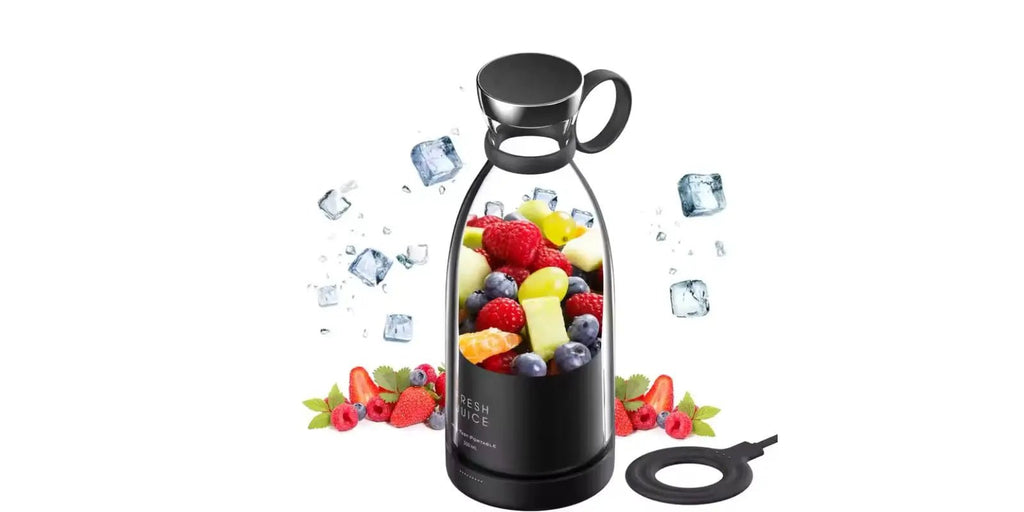 Portable USB Smoothie Blender – Mini Juicer for Travel, Gym & Home (Rechargeable, 350ml, 3 Speeds) omnibaya