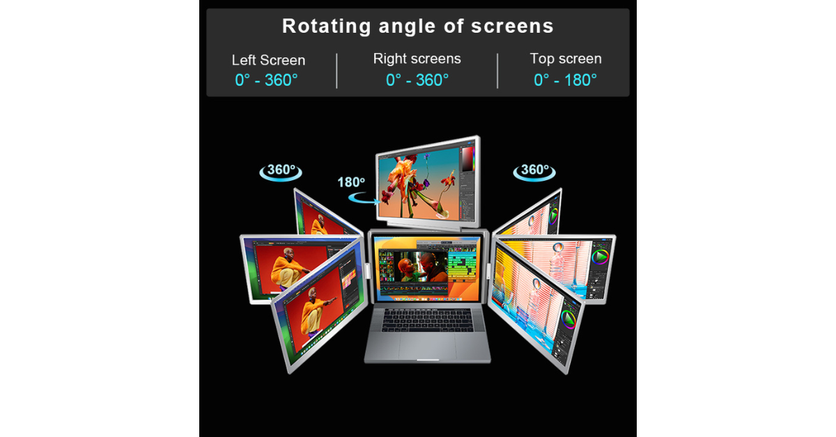 2025 Best Portable Triple Monitor for Laptop Omnibaya