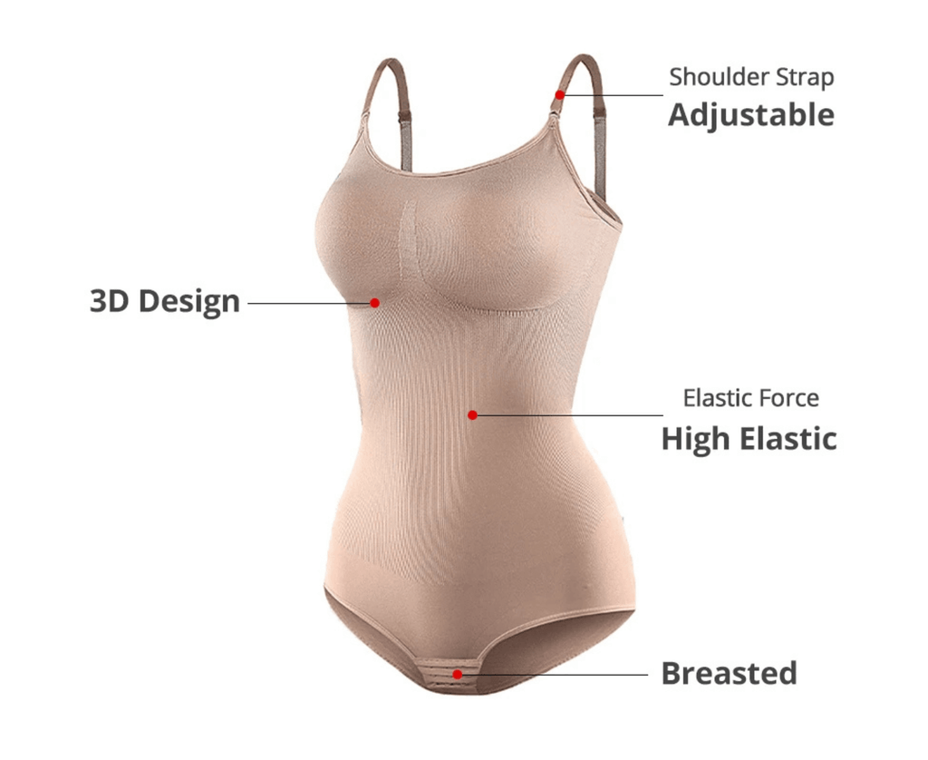 Women Bodysuit Full Body Shaper | Slimming Shapewear with Belly Control & Waist Trainer Effect – YBFDO - Omnibaya