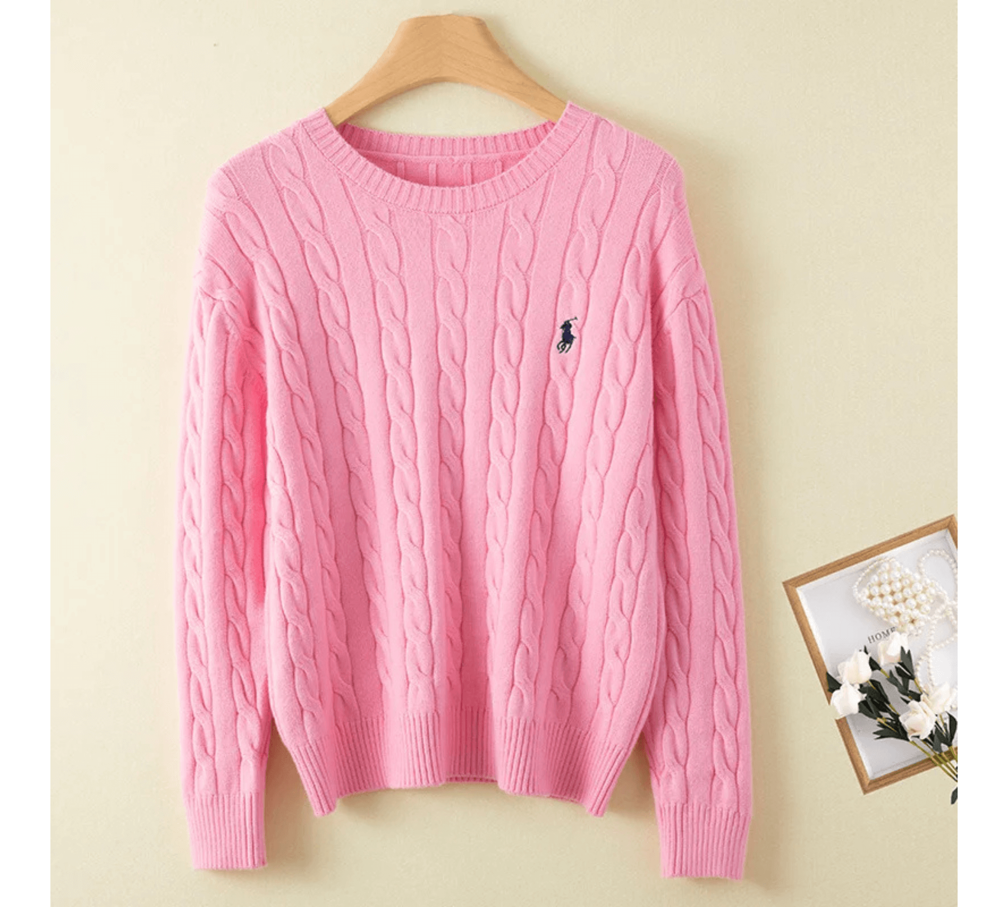 Luxury Embroidered Cashmere Sweater for Women & Men – Soft Knitted Winter Pullover - Omnibaya