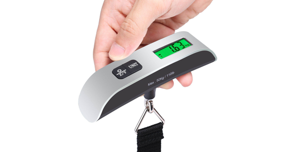 compact portable luggage scale