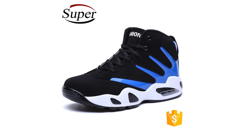 Black on Black Basketball Shoes Men – Stealth, Matte, Anti-Slip Court Performance - Omnibaya