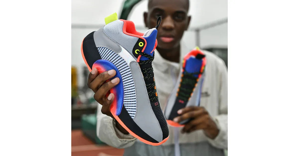 Best Mens Basketball Shoes – Outdoor Durable Anti-Slip Athletic Sneakers - Omnibaya