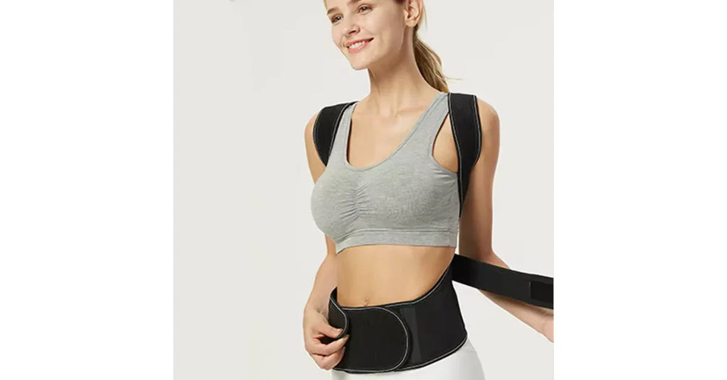 Adult Posture Corrector for Men & Women – Shoulder and Back Brace - Omnibaya