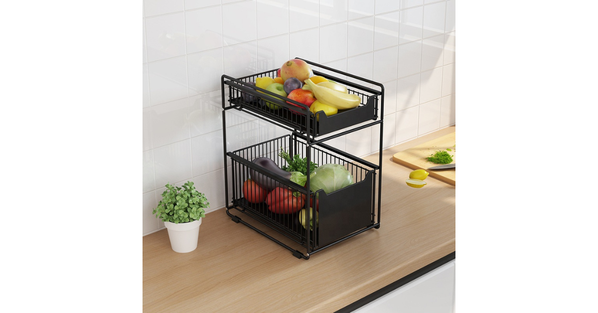 bathroom sink organizer storage rack