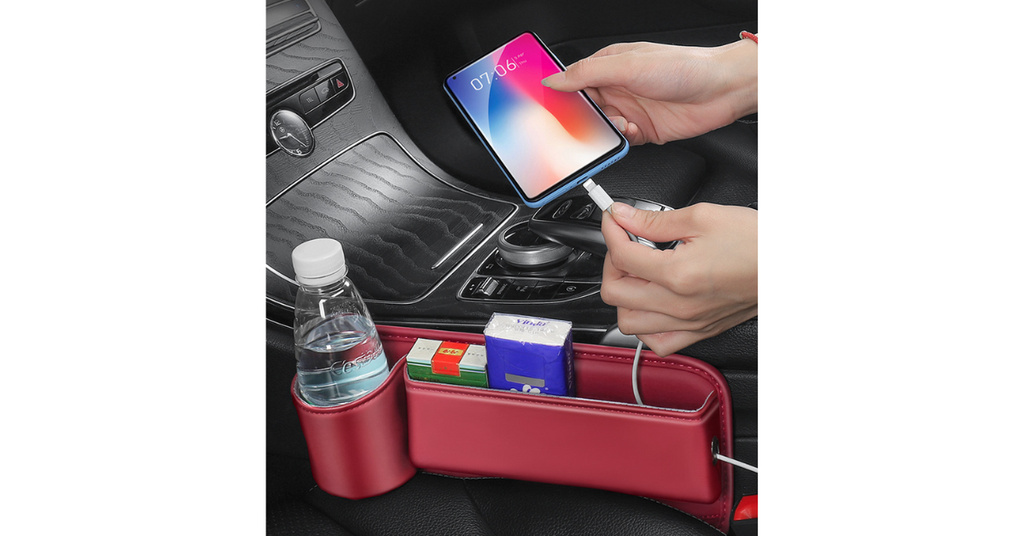 car gap seat filler close-up