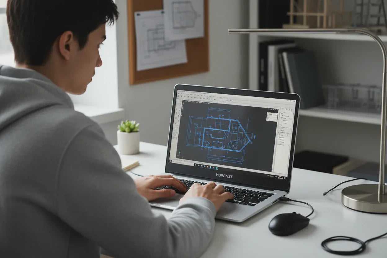 Best Budget Laptop for SolidWorks 2025 – HUWINST 14.1-Inch Thin & Light Laptop - Omnibaya