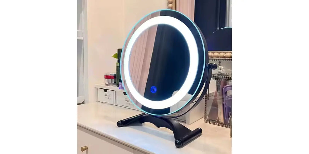 Bathroom LED Mirror – LED Makeup Mirror with Light for Vanity & Travel omnibaya
