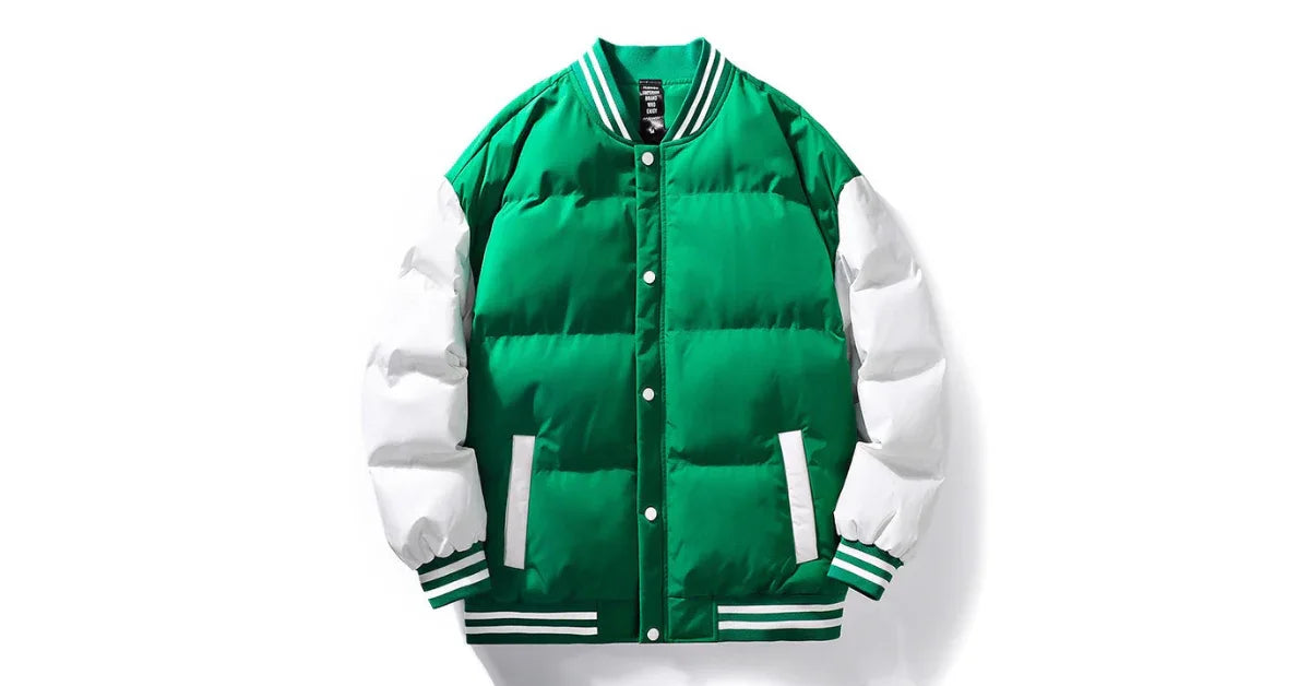 Casual Winter Puffer Jacket for Men – Streetwear & Warmth - Omnibaya