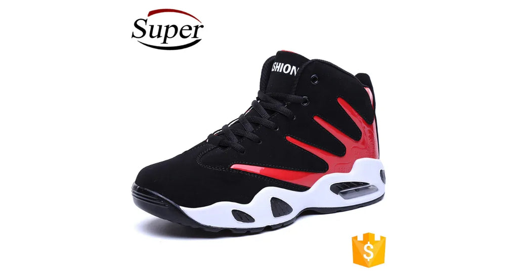 Black on Black Basketball Shoes Men – Stealth, Matte, Anti-Slip Court Performance - Omnibaya