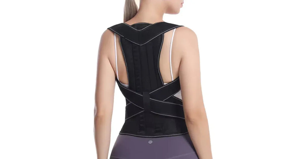 Adult Posture Corrector for Men & Women – Shoulder and Back Brace - Omnibaya