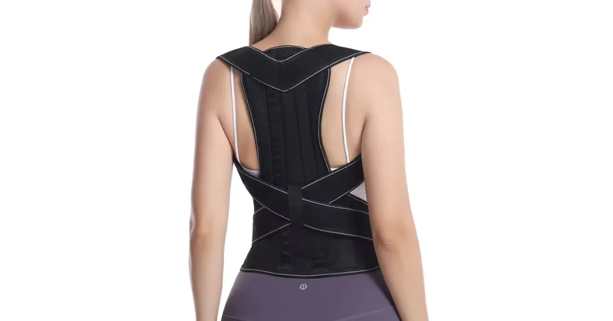 Adult Posture Corrector for Men & Women – Shoulder and Back Brace - Omnibaya