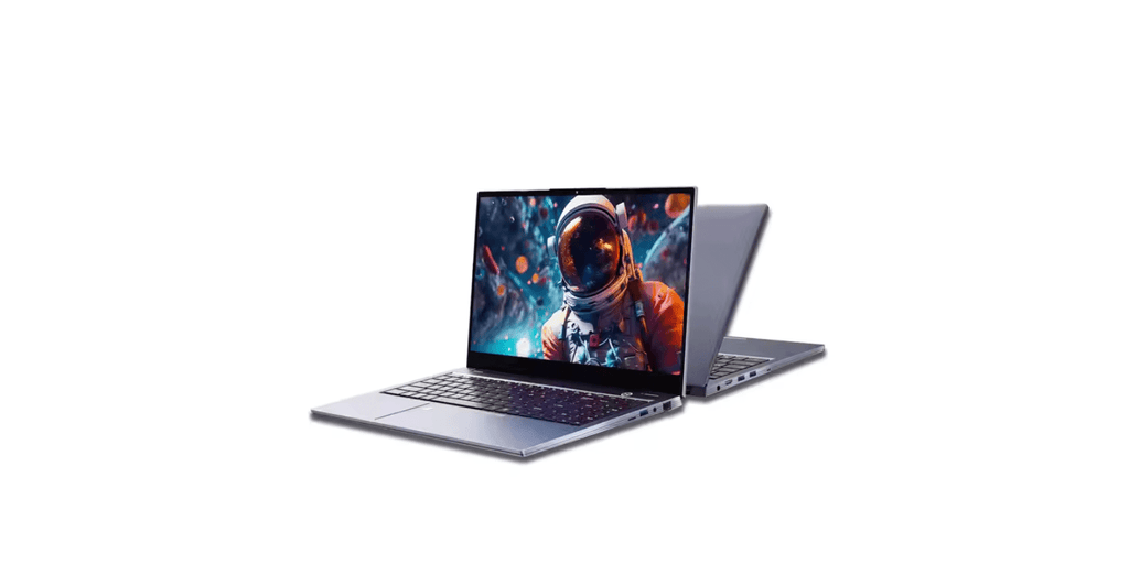 Side view showing USB-C, HDMI, and additional ports on laptop

