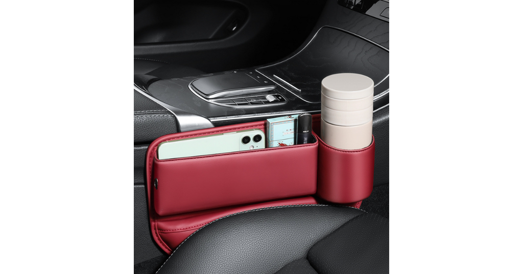 car seat gap organizer installed