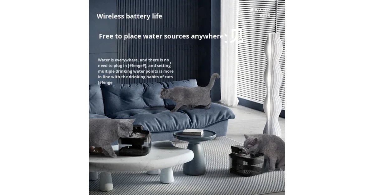 Automatic Pet Water Fountain – Stainless Steel & Filtered Hydration for Pets - Omnibaya