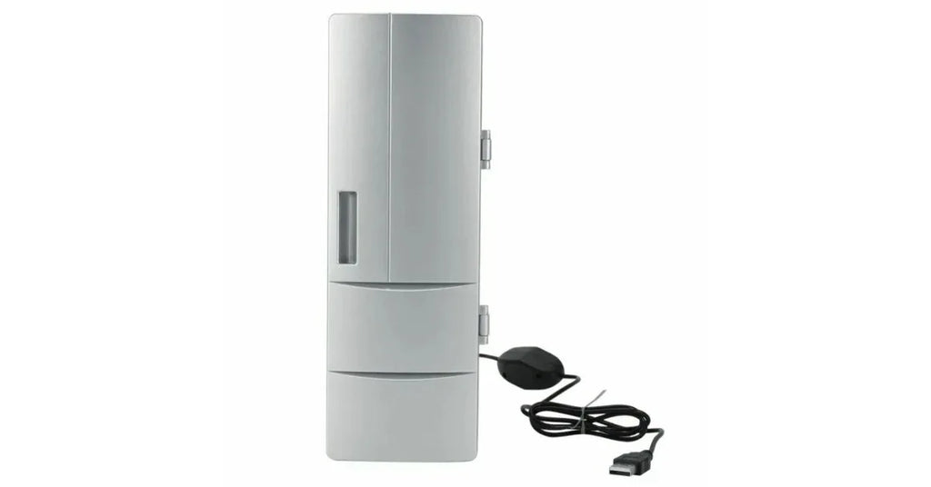 Mini Car Refrigerator USB Fridge Cooler Warmer – Portable & Compact - Omnibaya