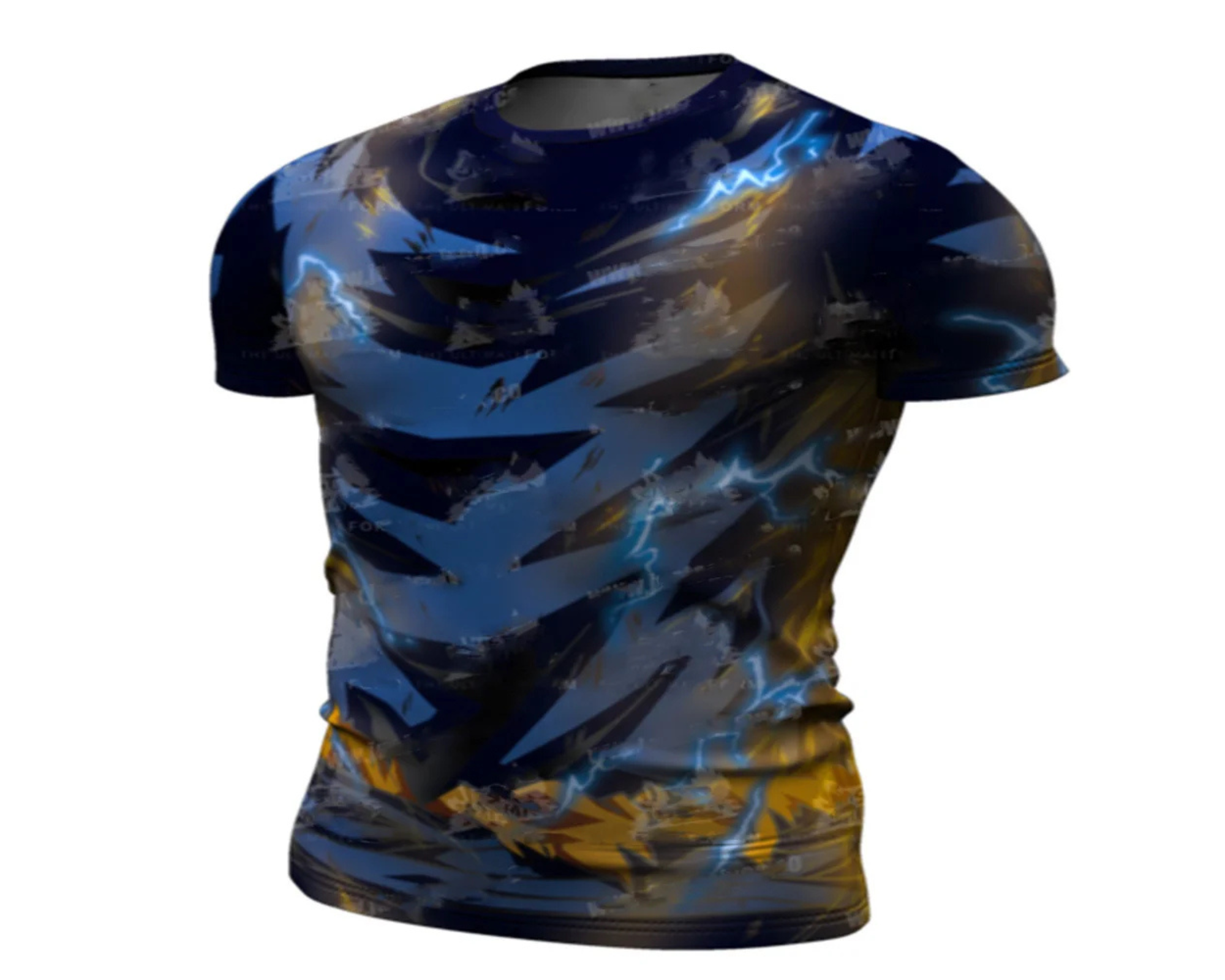 Men's Compression Shirt – Long Sleeve Gym Rashguard, Black/White Slim Fit Sportswear Top omnibaya