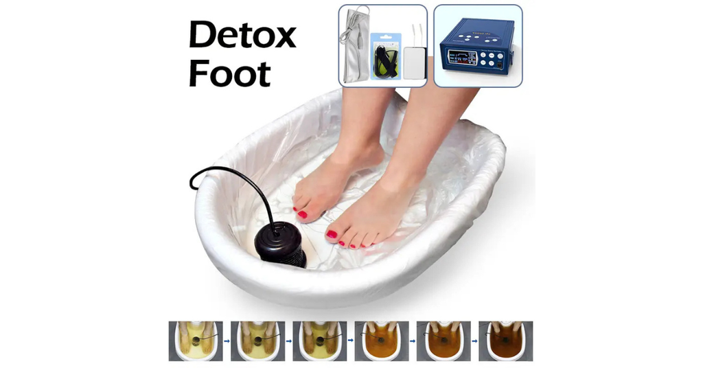 Close-up of foot massage kneading nodes