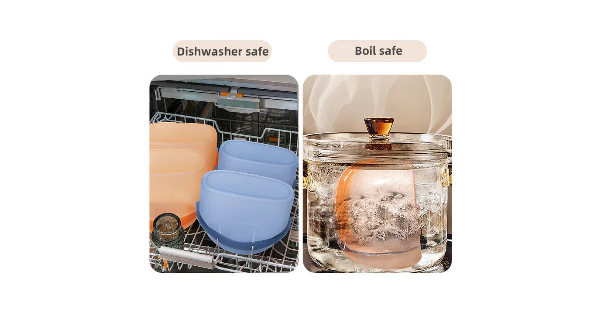 100% Food Grade 1500ml Reusable Silicone Food Storage Bags – Eco-Friendly Kitchen & Fridge Freezer Pouch - Omnibaya