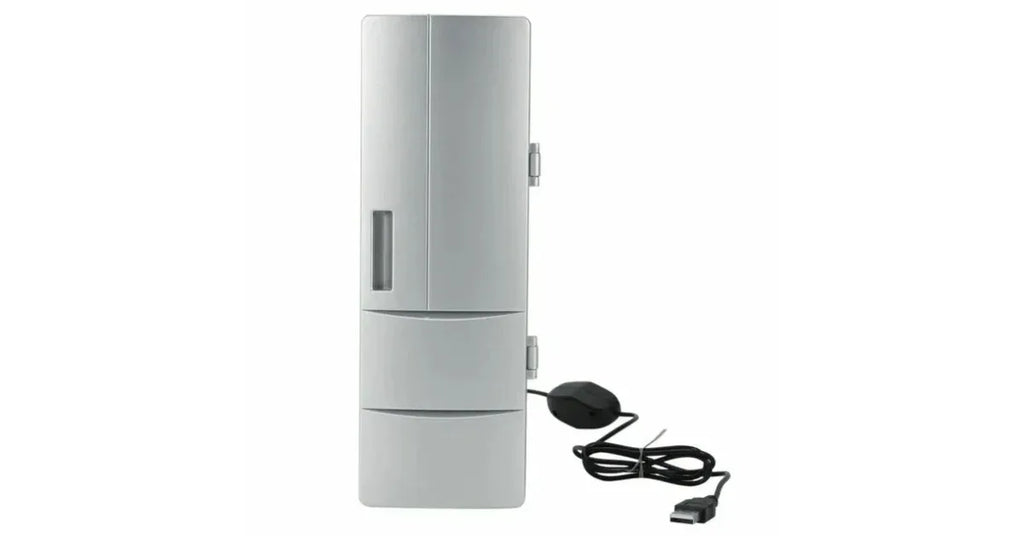 Mini Car Refrigerator USB Fridge Cooler Warmer – Portable & Compact - Omnibaya