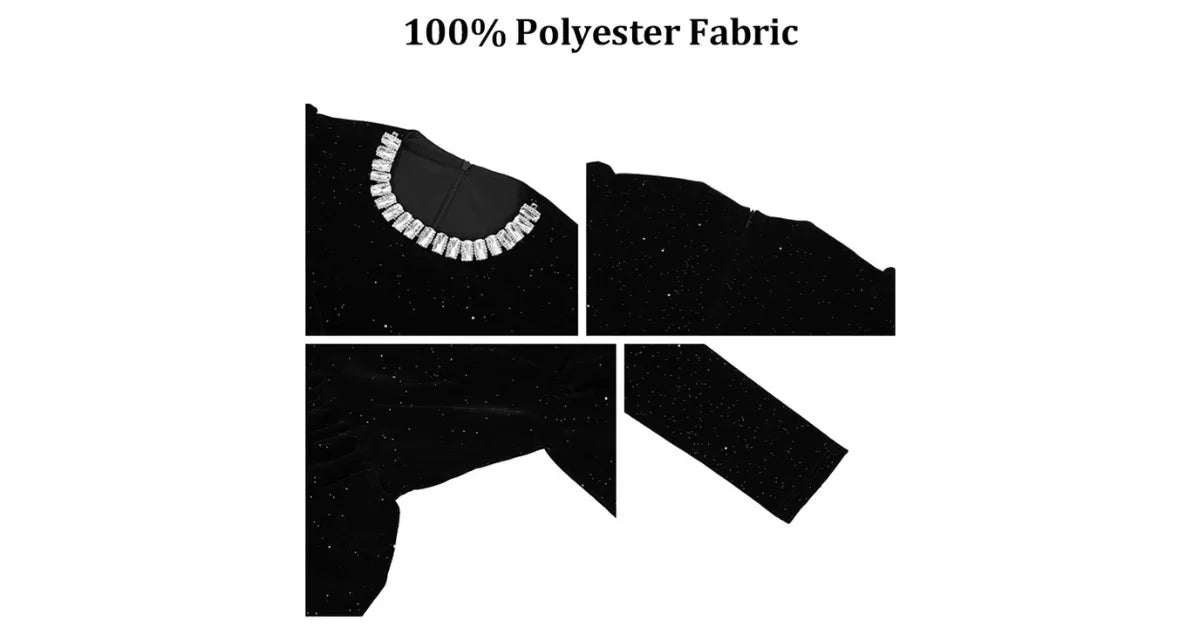 ZYHT 21631 Winter Midi Dress – Elegant Velvet O-Neck Long Sleeve - Omnibaya